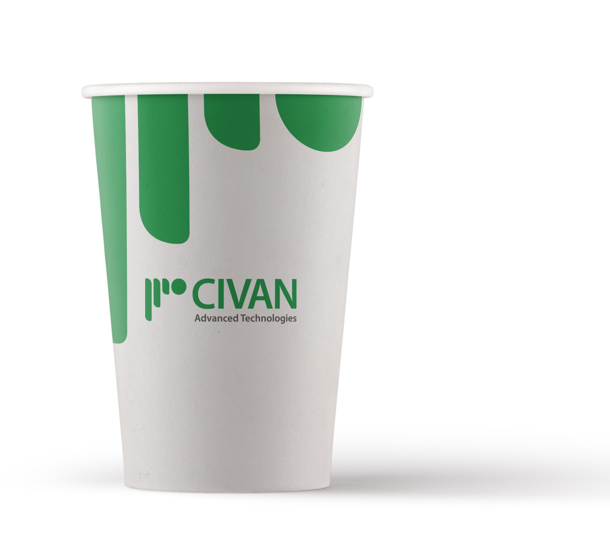 כוסות קרטון ממותגות לשתיה חמה