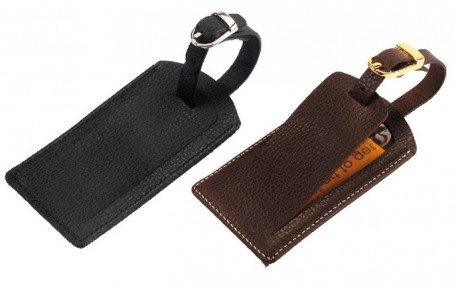 ווקר - תג מזוודה יוקרתי מעור צרפתי